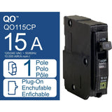 Square D QO 15 Amp Single-Pole Circuit Breaker(QO115CP)
