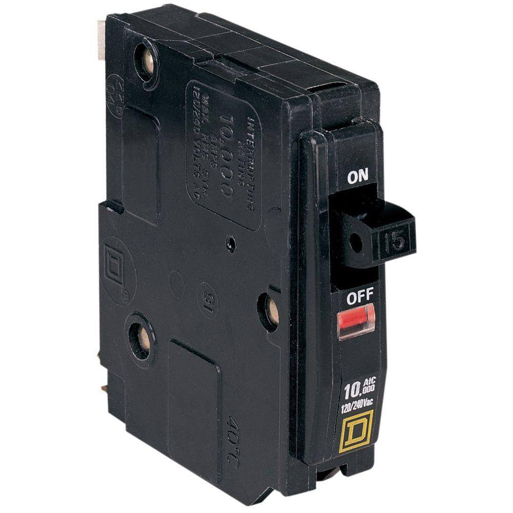 Square D QO 15 Amp Single-Pole Circuit Breaker(QO115CP)