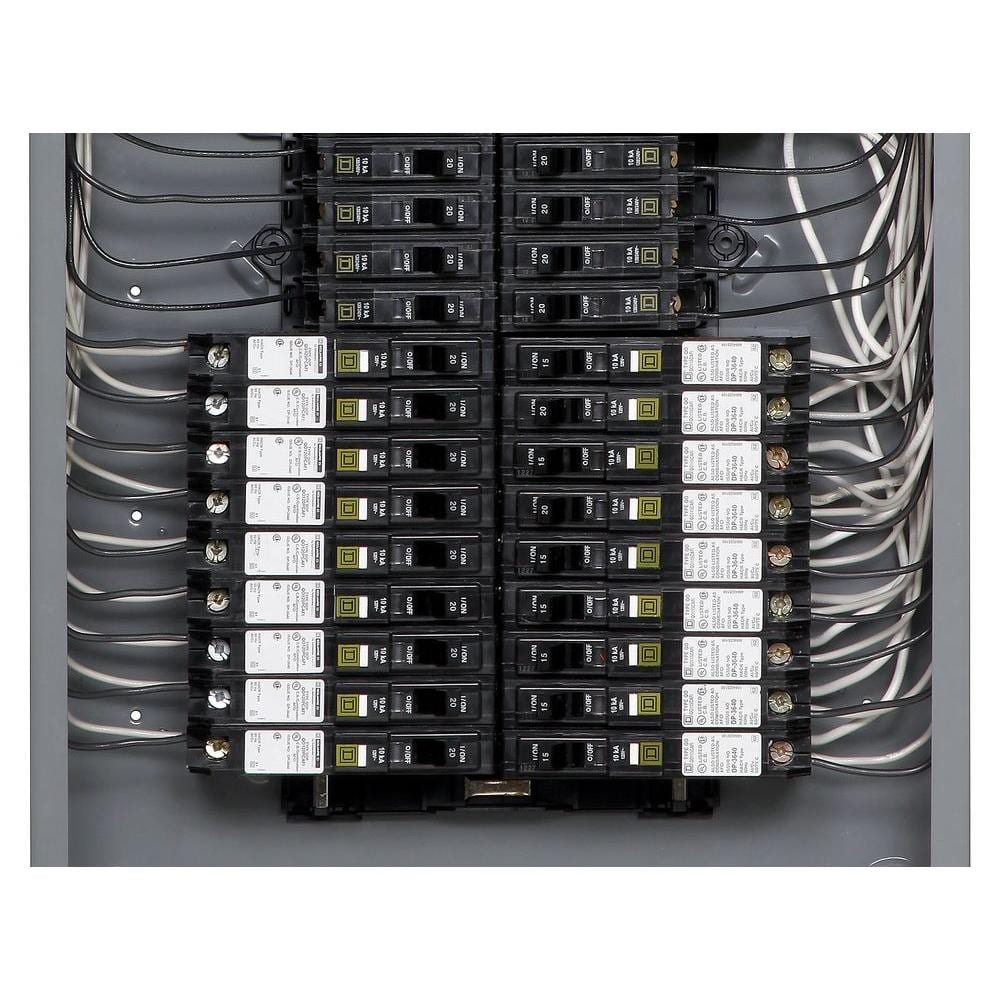 Square D QO 15 Amp Single-Pole Dual Function (CAFCI and GFCI) Circuit Breaker, QO115DFC