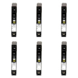 Square D QO 15 Amp Single-Pole Plug-On Neutral Combination Arc Fault Circuit Breaker (6-Pack)