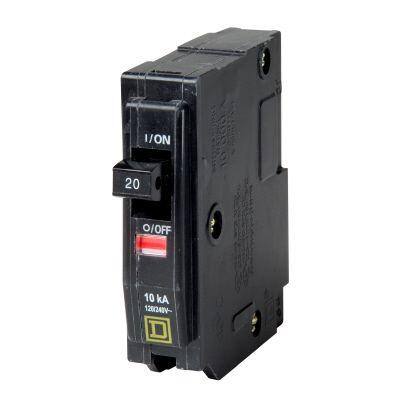 Square D QO 20 Amp Single-Pole Circuit Breaker (8-Pack)