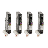 Square D QO 20 Amp Single-Pole Dual Function (CAFCI and GFCI) Circuit Breaker (4-Pack)