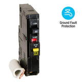 Square D QO Qwik-Gard 20 Amp Single-Pole GFCI Circuit Breaker, QO120GFICP