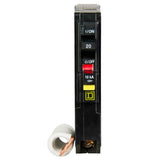 Square D QO Qwik-Gard 20 Amp Single-Pole GFCI Circuit Breaker, QO120GFICP