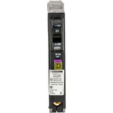 Square D QO 20 Amp Single-Pole Plug-On Neutral Dual Function (CAFCI and GFCI) Circuit Breaker (6-Pack)