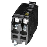 Schneider Electric Square D QO 20 Amp 2-Pole Circuit Breaker, Plug-On, 120/240V, 10kA (QO220CP)