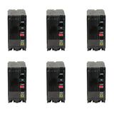 Square D QO 50 Amp 2-Pole Circuit Breaker (6-pack)