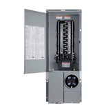 Square D Homeline Ring Type Overhead/Underground 200-Amp 30-Space 42-Circuit Outdoor Main Breaker Meter Combo Plug-On Neutral Load Center - SC3042M200PF