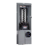 Square D Homeline Ring Type Overhead/Underground 200-Amp 30-Space 42-Circuit Outdoor Main Breaker Meter Combo Plug-On Neutral Load Center - SC3042M200PF