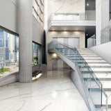 Tilebar Marmi Slim Bianco Venato 60x120 Polished Porcelain Slab