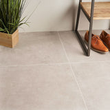 Lines Greige 24x24 Matte Porcelain Tile - Lux Tile