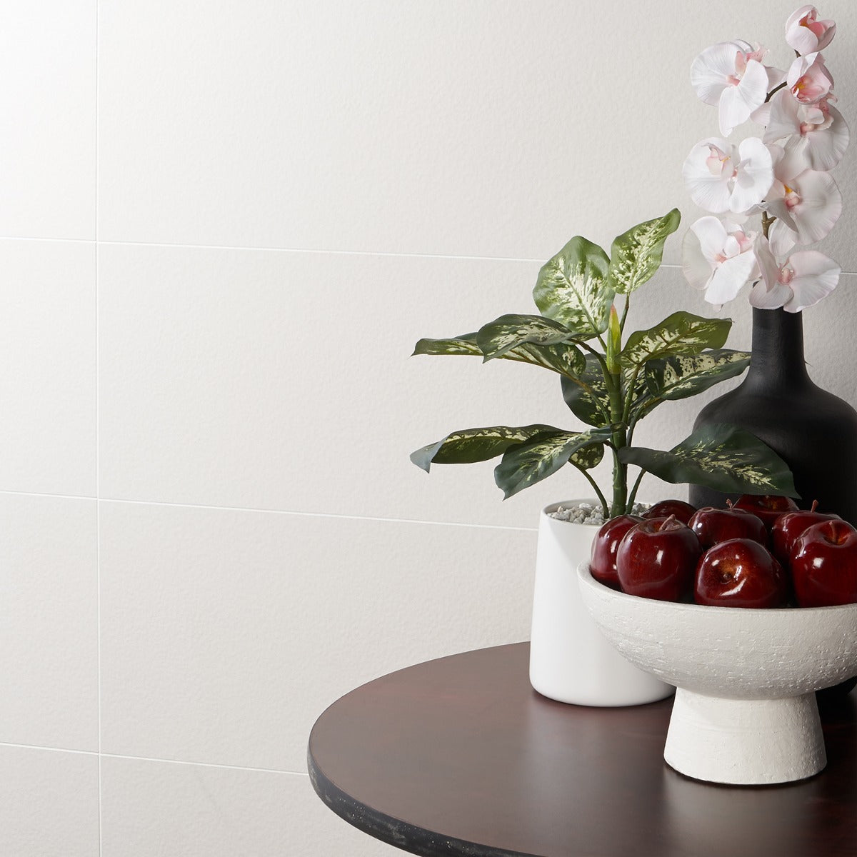 Reverb Basalt Bianco 12x36 Matte Ceramic Wall Tile - Lux Tile