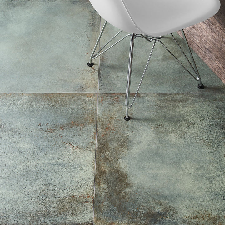 Angela Harris Flatiron Aquamarine Matte Porcelain Tile 24x48