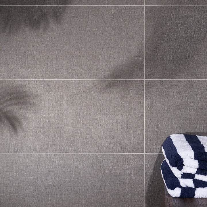 NewTech Antracite Gray 12x24 Double Loaded Porcelain Tile - Lux Tile