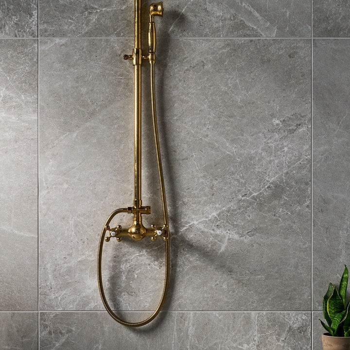 ZenTech Silver Gray 36x36 Matte Porcelain Tile - Lux Tile