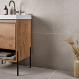Stoneside Pearl Gray 24x48 Matte Porcelain Tile - Lux Tile