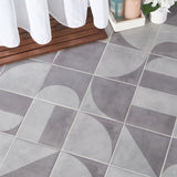 Brando Dark Gray 8x8 Matte Porcelain Tile - Lux Tile