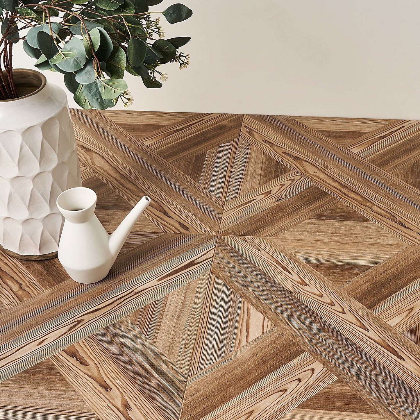 Barberry Decor Nocciola 24x24 Matte Wood Look Porcelain Tile for Floors and Walls