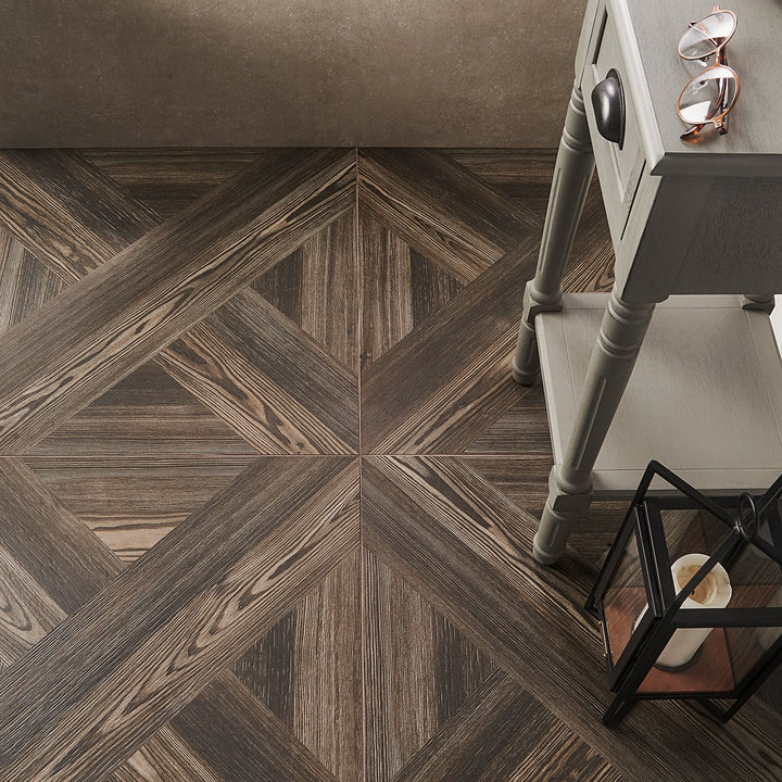 Barberry Decor Tabacco Brown 24x24 Matte Porcelain Tile - Wood Look