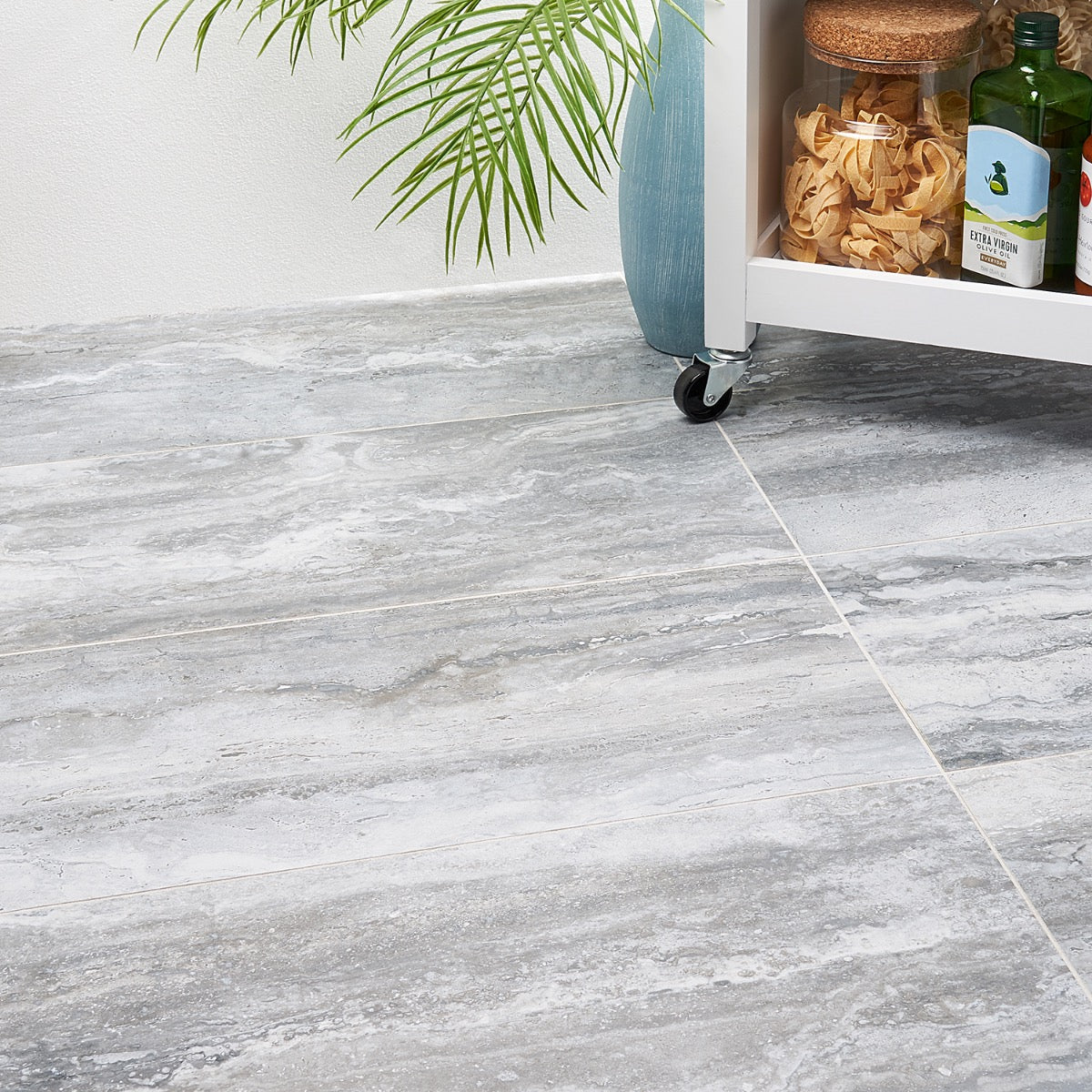 Lux Tile Travertine Sky Blue 12x24 Matte Porcelain Tile