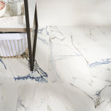 Calacatta Azur Matte Porcelain Tile 12x24 - Lux Tile