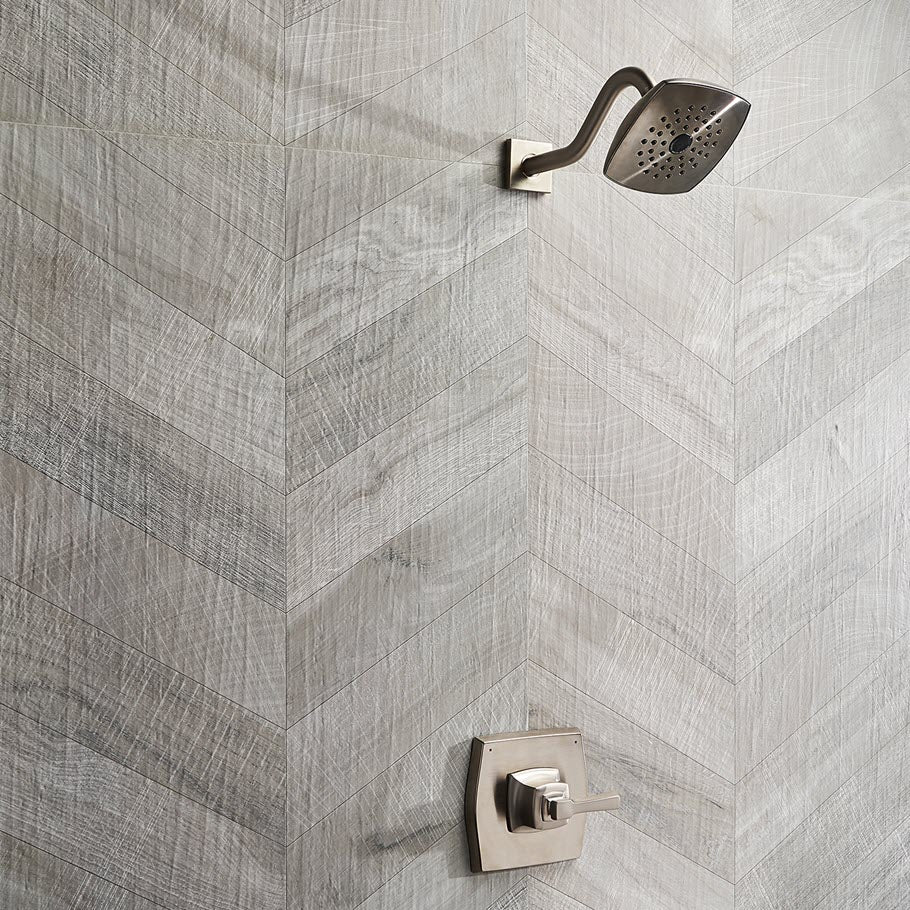 Kenridge Chevron Gray 24x48 Matte Porcelain Tile - Lux Tile