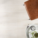 Kenridge White 8x48 Matte Porcelain Tile - Wood Look