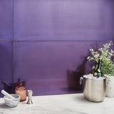 Lux Tile Amulet Mist Aubergine 18x36 Polished Porcelain Tile