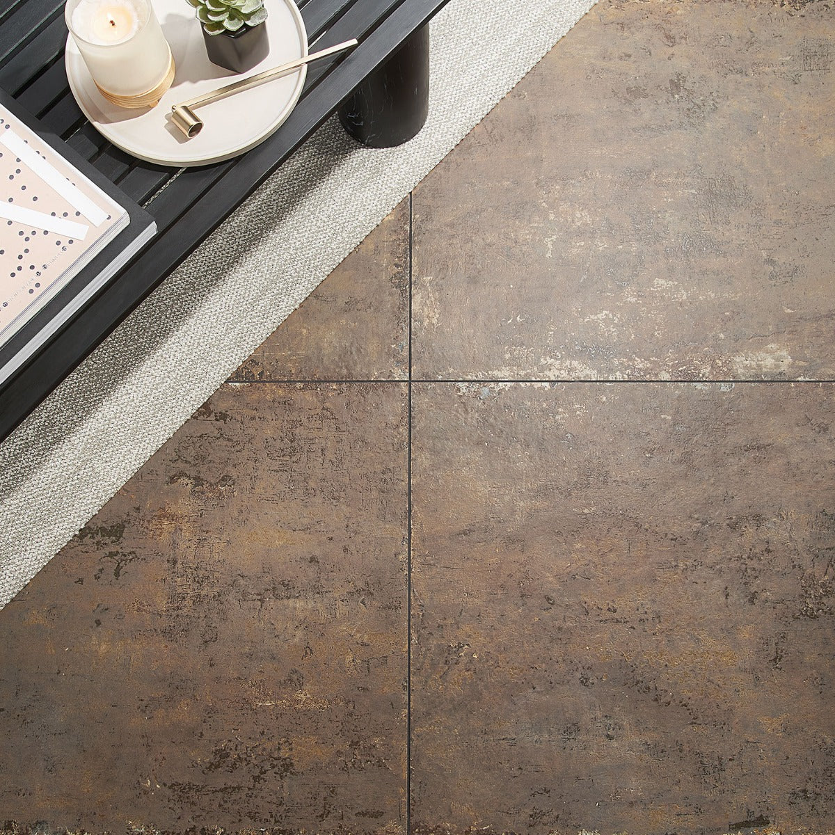 Portrait Copper Matte Porcelain Tile 24x48 - Lux Tile