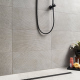Tilebar New Rock Fumo Light Gray 12x24 Chiseled Matte Porcelain Tile