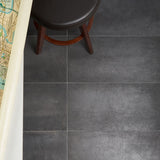 Bond Venom Charcoal Matte Porcelain Tile - 12x24 - Lux Tile
