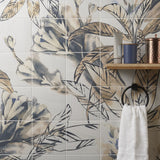 Angela Harris Wilder Autumn Mural 8x8 Matte Porcelain Tile