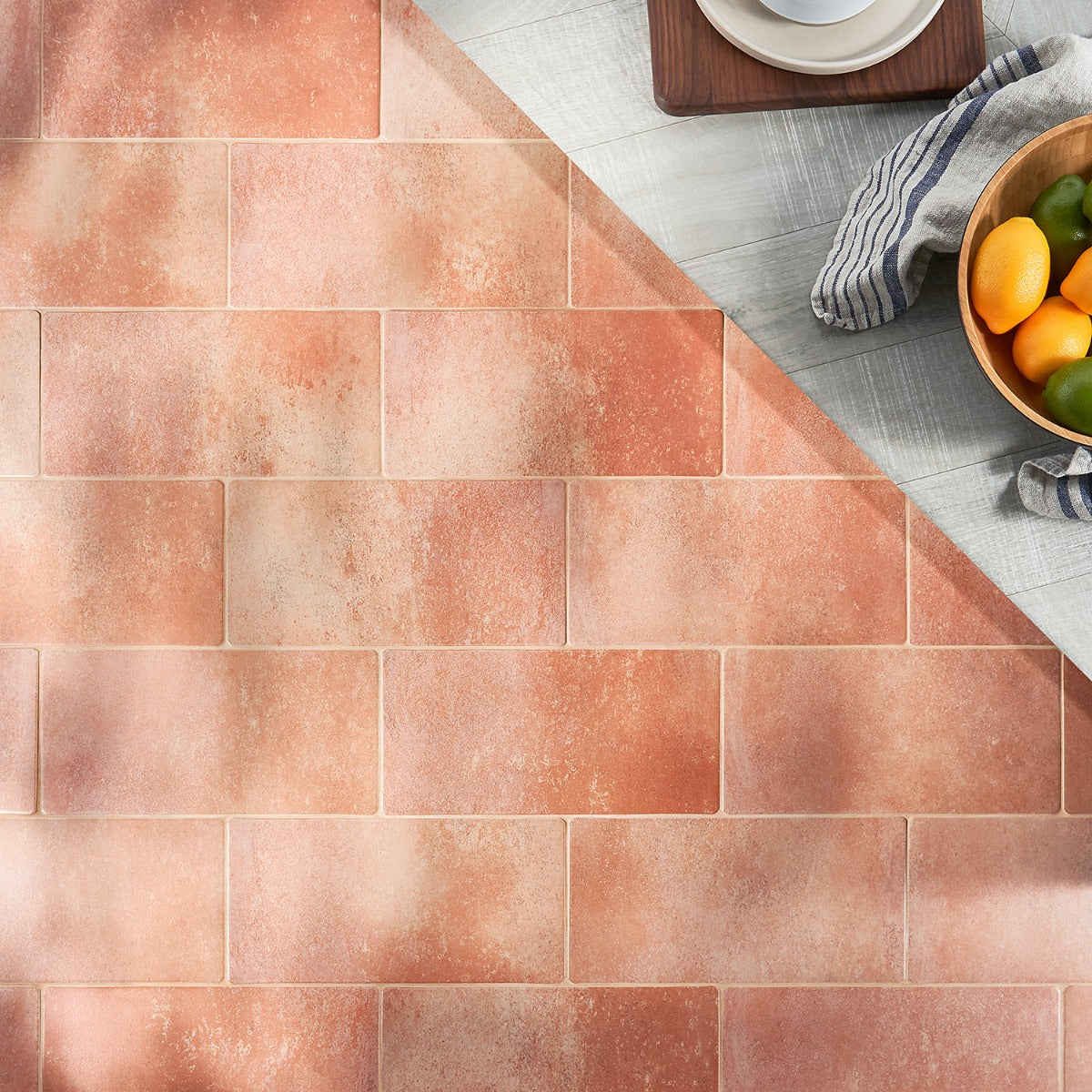 Burgos Terracotta Matte Porcelain Tile 7x14 - Lux Tile