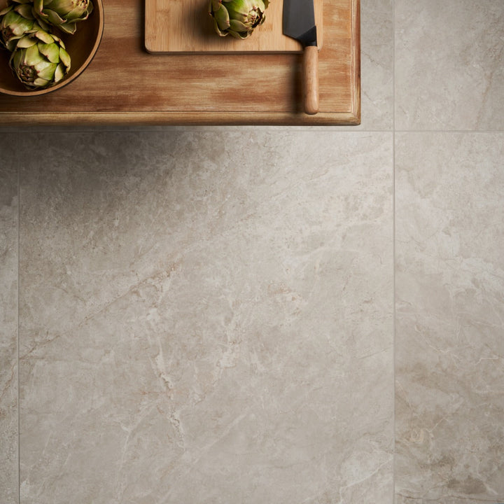 Thor Bone Beige 36x36 Matte Porcelain Tile - Lux Tile