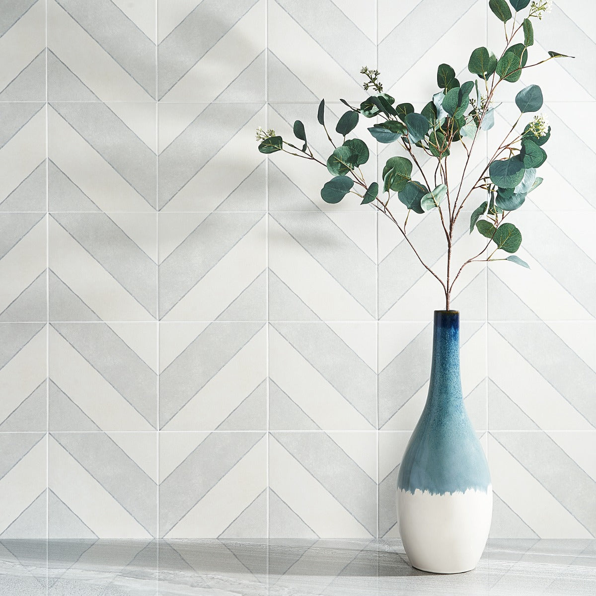 Auteur Plaid Sage Green 9x9 Matte Porcelain Tile