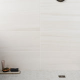 Lux Tile Minera Dolomite Warm White 12x24 Polished Porcelain Tile