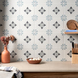 Lapaz Poppy Blue Green 9x9 Matte Porcelain Tile - Lux Tile