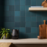 Ivy Hill Tile Born Teal Blue 5x5 Matte Porcelain Tile (4.84 in. x 4.84 in.)