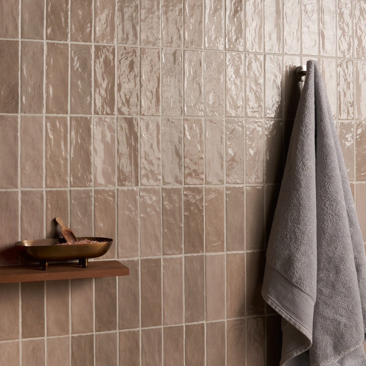 Portmore Taupe 3x8 Glazed Ceramic Tile - Lux Tile