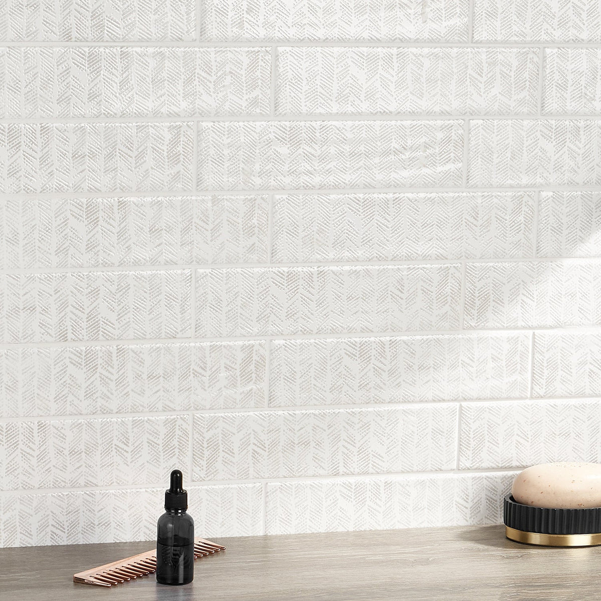 Chance Decor White 2x10 Polished Ceramic Tile - Lux Tile