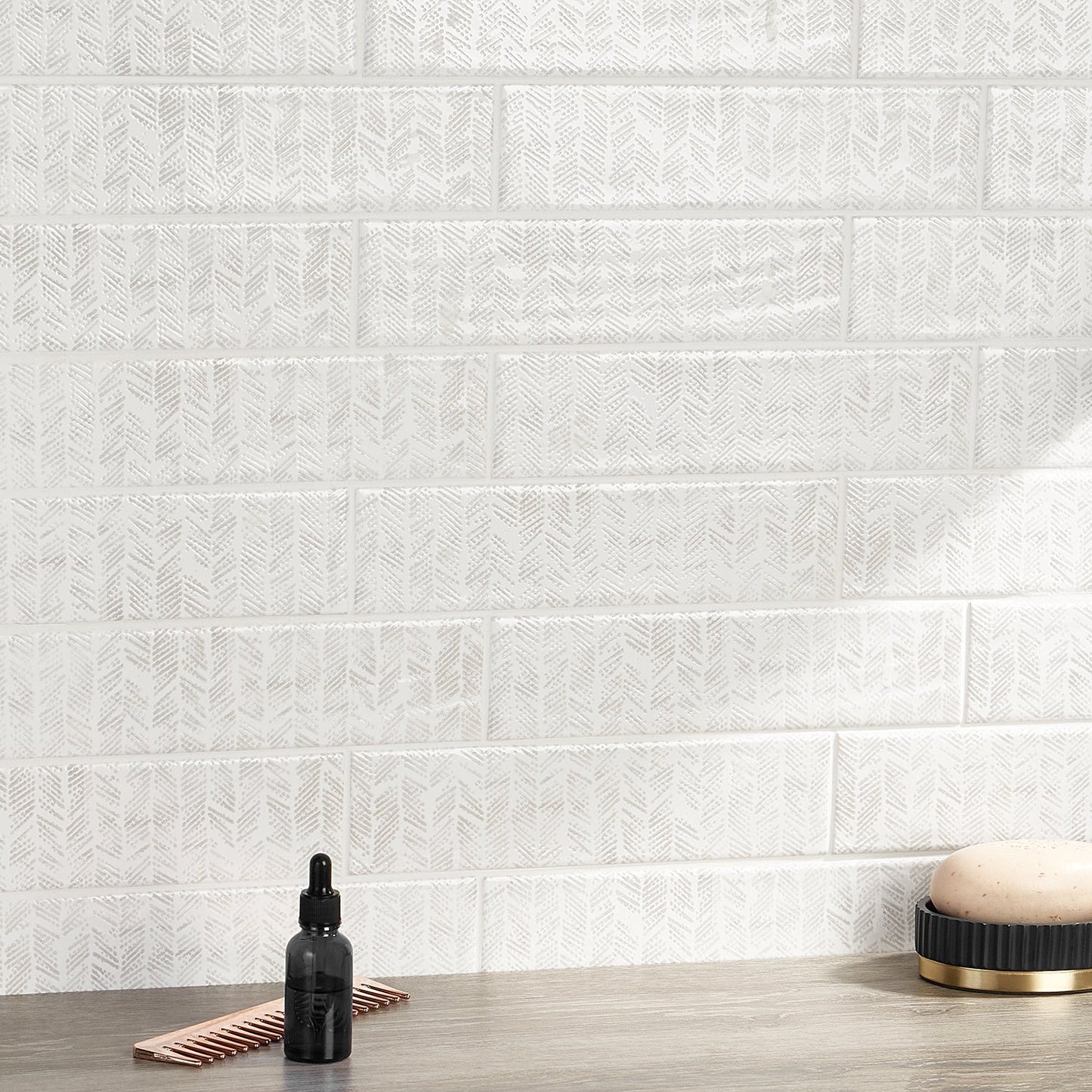 Chance Decor White 2x10 Polished Ceramic Tile - Lux Tile