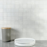 Angela Harris Inspira Light Silver 2x2 Matte Porcelain Mosaic Tile