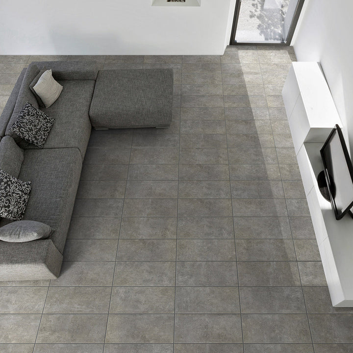 Marbella Greige Matte Porcelain Tile 12x24 - Lux Tile