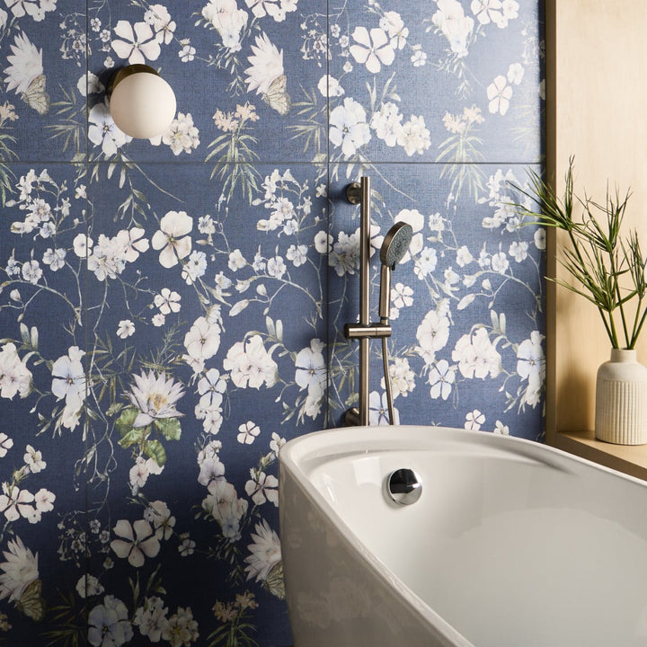 Lux Tile Wakana Winter Blue 24x48 Matte Porcelain Tile