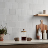 Born White 5x5 Matte Porcelain Tile - Lux Tile
