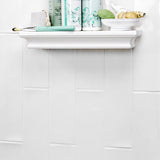 Lancaster Bianco White 3x12 Polished Ceramic Subway Wall Tile