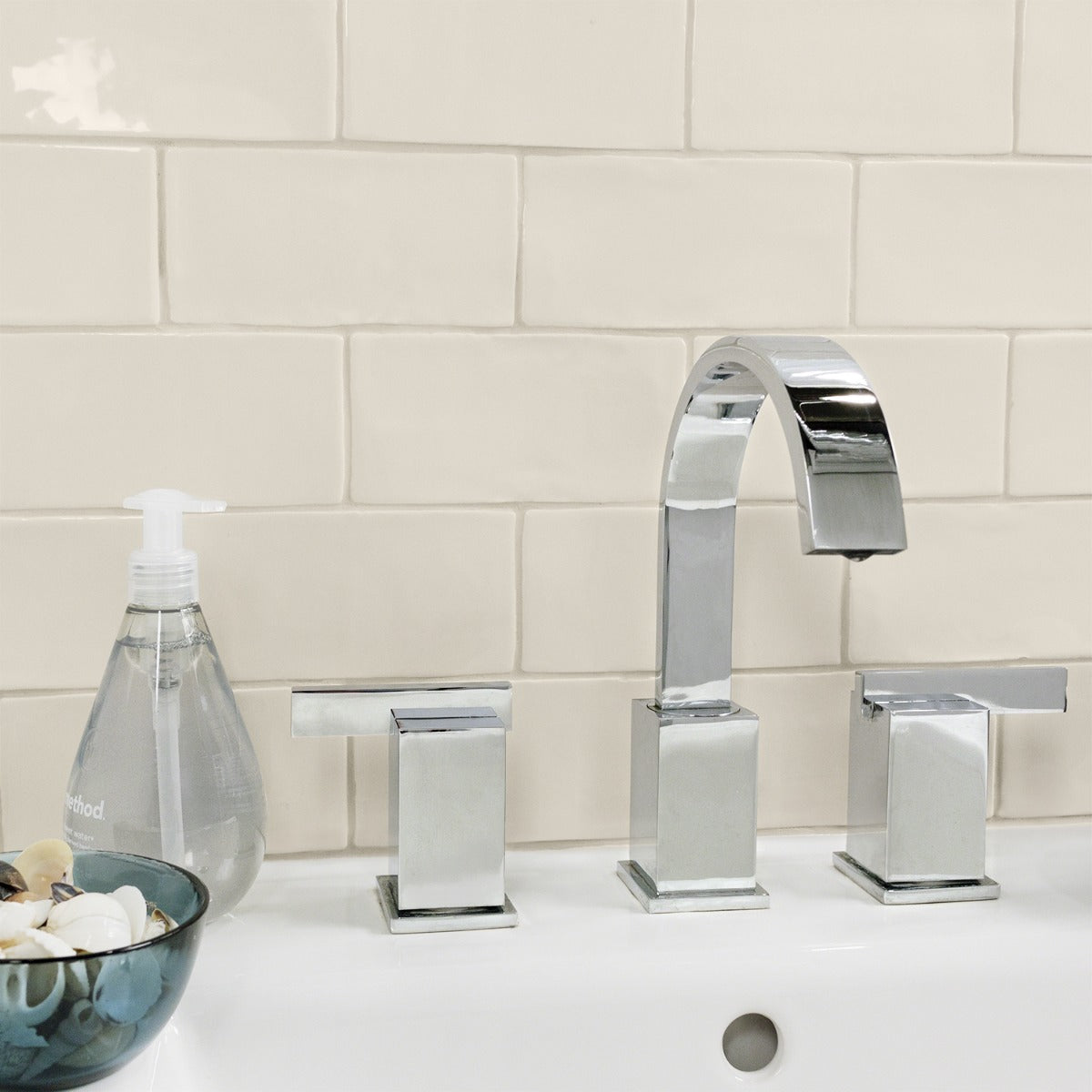 Lancaster Vanilla Cream 3x6 Polished Ceramic Subway Tile