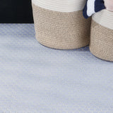 Eden Cloudy Sky Blue Hexagon Polished Porcelain Mosaic Tile