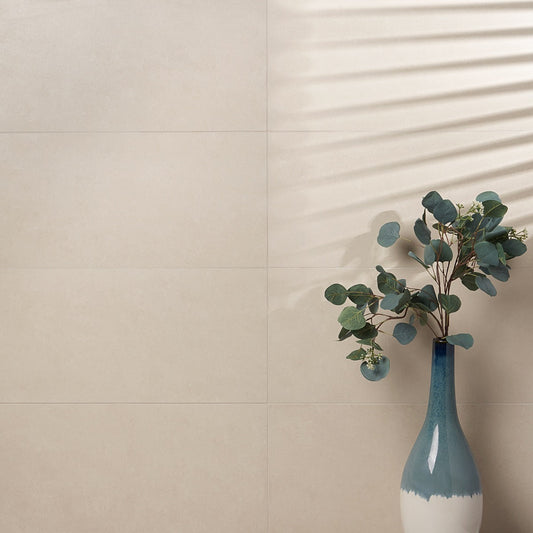 NewTech Avorio Beige 12x24 Matte Double Loaded Porcelain Tile