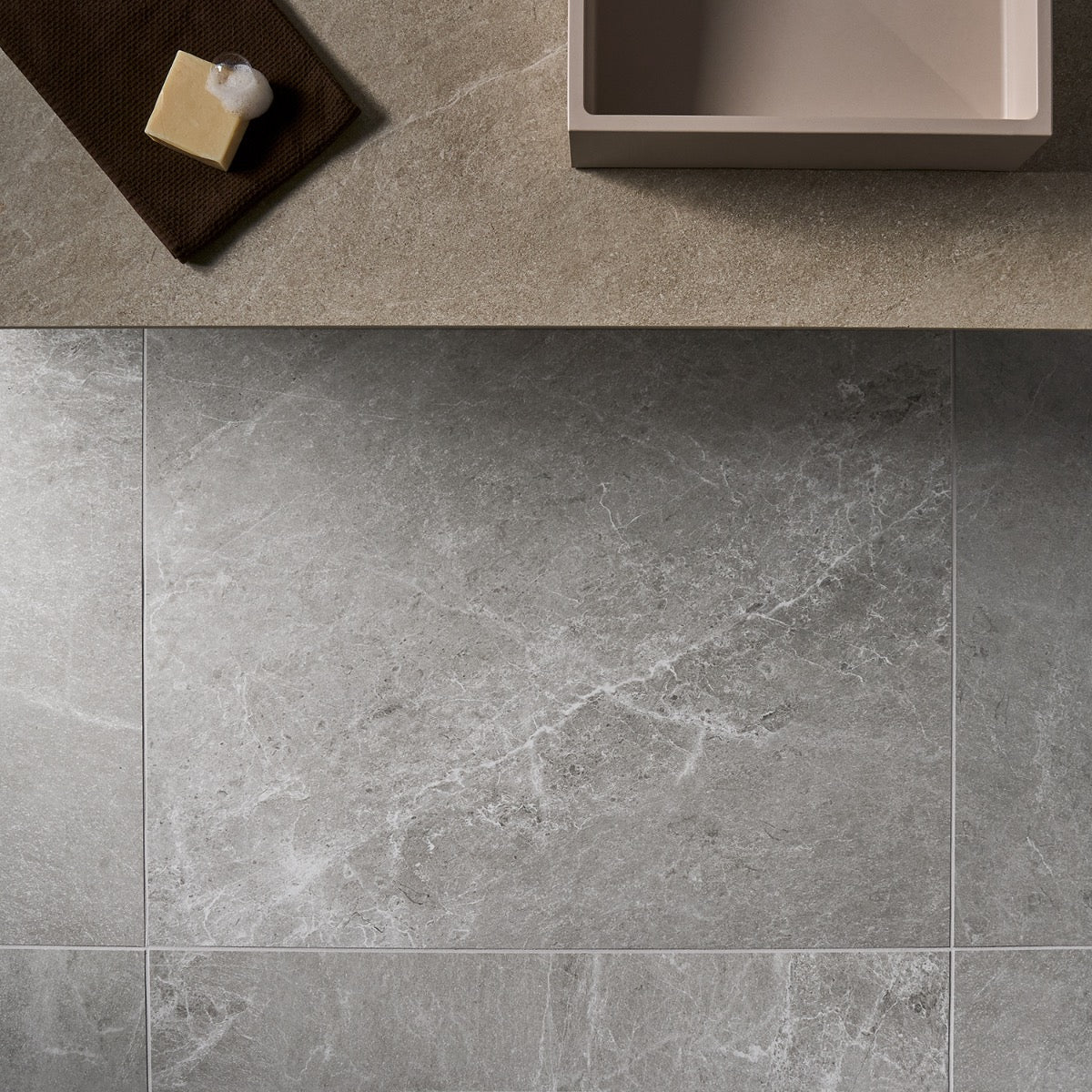 ZenTech Silver Gray 36x36 Matte Porcelain Tile - Lux Tile